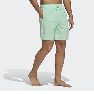 Adidas 3 stripe classic men’s swim trunks size XS